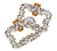 KJHBV Hebillas de Zapatos de Boda Doradas de Aleación de Zinc Clips para Zapatos de Mujer 2 Piezas Que Añaden Elegancia y Sofisticación de Tacón Alto