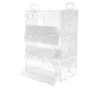 KJHBV Jaula de Acrílico Transparente para Hámsters y Cobayas Diseño Transpirable Olor, Pequeña Villa de Lujo Adecuado para Animales Pequeños