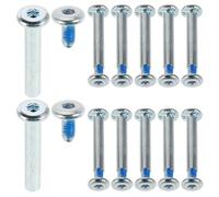 KJHBV Kit de Tornillos de Mantenimiento para Patines de Acero Inoxidable Diseño Razonable y Fácil, 20 Piezas para Reparación de Ruedas en Equipos de Patinaje