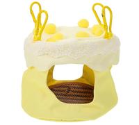 KJHBV Nido Colgante para Pájaros Tipo Cama de Loro, Transpirable y Resistente al Desgaste, Hecho de Tela Diseño Doble para Verano en Jaulas y Casas