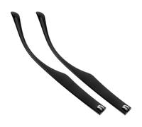 KJHBV Patillas Tr90 para Gafas de Sol y Gafas Ópticas, Diseño Doble Diente, Color Negro Mate, Medidas 14X1X0.6 CM, Fáciles de Instalar y Confortables para Uso Prolongado