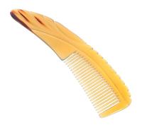 KJHBV Peine de Cuerno de Buey Diseño Curvado y Grueso Material de Cuerno de Buey Adecuado para Desenredar y Uso Cómodo Diario para Masaje del Cuero Cabelludo