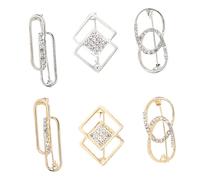KJHBV Pin de Solapa y Alfileres de Seguridad Delicados para Mujer, Pequeño Funcional para Ajuste de Cintura y Fijación de Ropa, Diseño y Duradero Adecuado para Uso Estilo Aleatorio