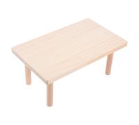 KJHBV Plataforma para Salud Física y Mental de Madera Beige para Hámster Diseño de Segundo Piso Juguete Seguro y Resistente para Pequeñas
