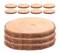 KJHBV Rodajas de Madera Redondas Estructura Compacta Material Sintético Juego de 40 y Fácil de Escribir para de Boda y Manualidades para Proyectos