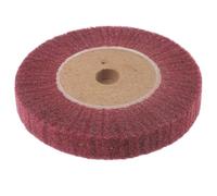 KJHBV Rueda de Pulido para Amoladora Almohadilla de Pulido No Tejida Marrón, Grano 320, Versátil para Entornos Domésticos y Automotrices, Acabado Fino y Material Abrasivo