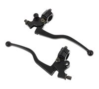 KJHBV Soporte de Manillar Negro para Motocicleta, Fxd125 Gl125 Aluminio | Soporte para Espejo, Juego Izquierdo y Derecho, Ajuste Preciso, Instalación Sencilla, Repuesto para Moto