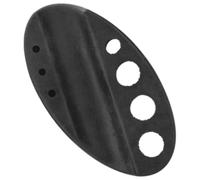 KJHBV Soporte de Silicona Negro para 7 Vasos Ovalados, Portavasos para Pigmentos de Tatuaje Profesional, Accesorio de Almacenamiento para Tinta, Adecuado para Uso en Salones y Tatuaje