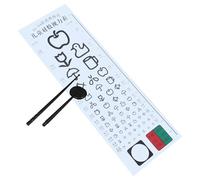 KJHBV Tabla de Examen Ocular Estándar Niñas, Póster de Prueba de Visión Herramienta de Examen Visual para Diagnóstico de Agudeza Visual