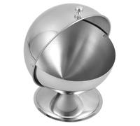 KJHBV Tarro de Especias y Contenedor de Azúcar de Acero Inoxidable con Tapa Abatible, Diseño Redondo Elegante y Funcional para Organizar Condimentos en Cocina