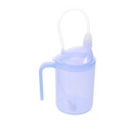 KJHBV Taza a Prueba de Derrames para Adultos y Pacientes con Disfagia de 450ml, Plástico Resistente con Apertura Amplia, Adecuado para Uso en Casa y Hospital