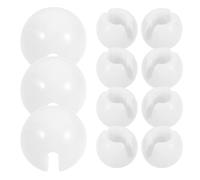 KJHBV Topes de Cadena Cuentas para Cortinas Enrollables y Ciegos Verticales, Piezas de Plástico Blanco Diseño Elegante y Fácil Instalación, Paquete de 24 Unidades