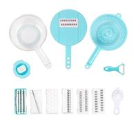 KJHBV Trituradora Manual de Verduras con Rallador de Paleta y Cesta de Acero Inoxidable, Multi-herramienta Resistente y Fácil de Usar para Cocina Casera