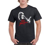 KJHBVND Camisas Rory Gallagher para hombre, casual, suave, cuello redondo, camisetas gráficas, Negro, 46