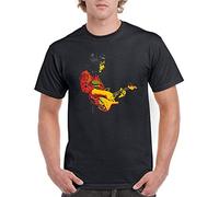 KJHBVND Camisas Rory Gallagher para hombre, casual, suave, cuello redondo, camisetas gráficas, Negro, 50