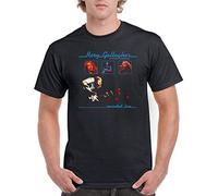 KJHBVND Camisas Rory Gallagher para hombre, casual, suave, cuello redondo, camisetas gráficas, Negro, 50