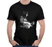 KJHBVND Rory Camisetas Gallagher de algodón para hombre, camisetas casuales de manga corta, Negro-1, 60