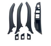 KJHOPY Conjunto Manija Reposabrazos Puerta Interior Izquierda Derecha Coche Para BMW Serie 5 F10 520i 523i 528i 535i(RHD Black)