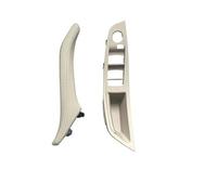 KJHOPY Conjunto Manija Reposabrazos Puerta Interior Izquierda Derecha Coche Para BMW Serie 5 F10 520i 523i 528i 535i(RHD Front 2pcs Oyster)