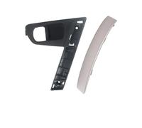 KJHOPY Embellecedor Base Manija Interior Puerta Delantera Coche Para Nissan Para Qashqai J10 2007-2010(Left Silver Handle)