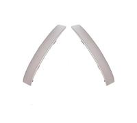 KJHOPY Embellecedor Base Manija Interior Puerta Delantera Coche Para Nissan Para Qashqai J10 2007-2010(2PCS Cover-Silver)