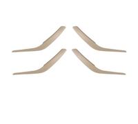 KJHOPY Embellecedor Manija Puerta Coche Reposabrazos Interior Cubierta Accesorios Para BMW E84 X1 2009-2016(Beige 1 Set)