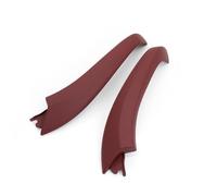 KJHOPY Embellecedor Manija Puerta Interior Delantera Trasera Coche Panel Embellecedor Para BMW X3 X4 G01G02 F98 2018-2022(Red Cover 2PCS)