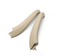 KJHOPY Embellecedor Manija Puerta Interior Delantera Trasera Coche Panel Embellecedor Para BMW X3 X4 G01G02 F98 2018-2022(Beige Cover 2PCS)