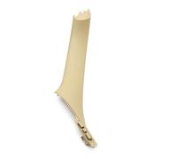 KJHOPY Embellecedor Tirador Puerta Interior Coche para BMW Serie 5 F10 F11 520i 523i 525i 528i(Beige Left)