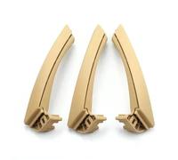 KJHOPY Juego Completo Manijas Interiores Puerta De 3 Pasajeros LHD RHD Para BMW Serie 3 E90 316i 318i 320 325(RHD SET Beige)