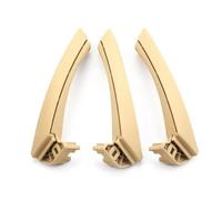 KJHOPY Juego Completo Manijas Interiores Puerta De 3 Pasajeros LHD RHD Para BMW Serie 3 E90 316i 318i 320 325(LHD SET Beige)