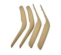 KJHOPY Juego Manija Interior Puerta Coche Reposabrazos Panel Embellecedor Para BMW X1 E84 2010-2016(Beige-4pc)