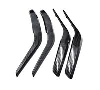 KJHOPY Juego Manija Interior Puerta Coche Reposabrazos Panel Embellecedor Para BMW X1 E84 2010-2016(Carbon Fiber-4pc)