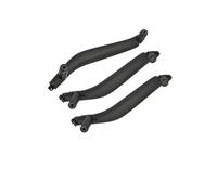 KJHOPY Juego Manijas Interiores Puerta Coche Volante Izquierda Repuesto Para BMW X5 X6 F15 F16 2014-2018(Negro)