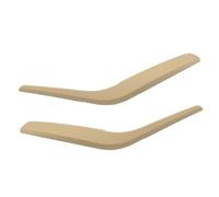 KJHOPY Juego Manijas Reposabrazos Puerta Interior Coche Cubierta Exterior Embellecedora Para BMW X1 E84 2010-2016(Beige 2PCS)