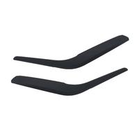 KJHOPY Juego Manijas Reposabrazos Puerta Interior Coche Cubierta Exterior Embellecedora Para BMW X1 E84 2010-2016(Black 2PCS)