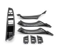 KJHOPY Juego Manijas Reposabrazos Puerta Interior Coche para BMW Serie 5 F11 525 528 530 2010-2017(LHD Inner Handle Set)