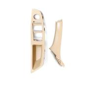 KJHOPY Juego Manijas Repuesto Panel Reposabrazos Puerta Interior Coche Para BMW Serie 5 F11 F18 523i 535i(Beige LHD*2)