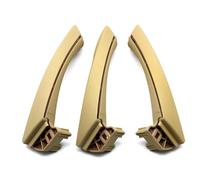 KJHOPY Kit De Molduras Manija Puerta Interior Coche Para BMW Serie 3 E90 E91 318i 325i 328i 2004-2012(RHD Beige Set)
