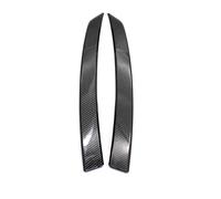 KJHOPY Kit Reemplazo Molduras Manija Puerta Interior Coche para BMW Serie 5 E60 E61 2004-2006(Carbon-Front 2pcs)