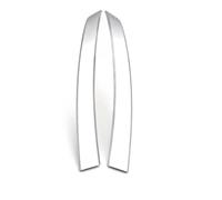 KJHOPY Kit Reemplazo Molduras Manija Puerta Interior Coche para BMW Serie 5 E60 E61 2004-2006(Chrome-Front 2pcs)