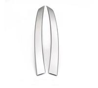 KJHOPY Kit Reemplazo Molduras Manija Puerta Interior Coche para BMW Serie 5 E60 E61 2004-2006(Silver-Front 2pcs)