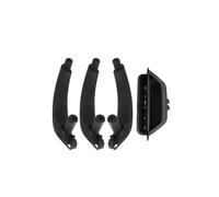 KJHOPY Manija Interior Puerta Cubierta Embellecedora Panel Interior Izquierdo Derecho Para BMW X3 X4 F25 F26 2013-2017(Black RHD 1 Set)