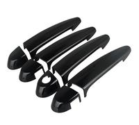 KJHOPY manija puerta exterior 4 Unids/set Cubierta De Manija Puerta Negra Brillante Adornos Para E87 E90 E91 E92 E93 F30 X1 X2 X3 X4 X6 Accesorios Plástico ABS Para Coche