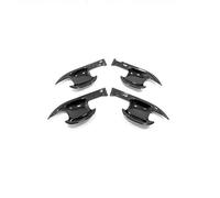 KJHOPY manija puerta exterior Cubierta Exterior Del Coche, Protector De Manija Puerta Lateral, Protección Cromada Contra Arañazos Para Toyota RAV4 XA50 19-22(Negro)