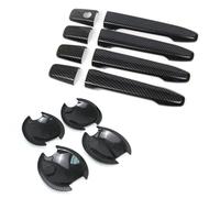 KJHOPY manija puerta exterior Manija De Puerta Exterior Coche Cubierta Protectora Embellecedora Para Mitsubishi Para Lancer/Lancer X/Lancer Evo 2010-2018 Estilo(E)