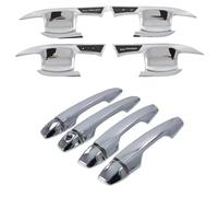 KJHOPY manija puerta exterior Manija De Puerta Lateral Externa Coche, Cubierta Captura Cuenco, Embellecedor Protección Para Mitsubishi Para Outlander 2023, Fibra Carbono ABS(I)