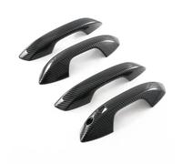 KJHOPY manija puerta exterior Piezas De Coche, Cubiertas Manija Puerta ABS Con Orificio Entrada Inteligente Para BYD YUAN PLUS ATTO 3 2022 2023 RHD(Carbonfiber 2)