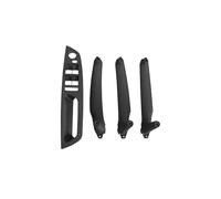 KJHOPY Manija Puerta Interior Coche Panel Cubierta Embellecedora Juego,Reposabrazos Para BMW E70 E71 E72 X5 X6 Serie(Model B LHD Black)