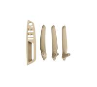 KJHOPY Manija Puerta Interior Coche Panel Cubierta Embellecedora Juego,Reposabrazos Para BMW E70 E71 E72 X5 X6 Serie(Model B LHD Beige)